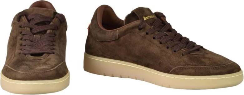 Barracuda Leren Sneakers met Rubberen Zool Brown Heren