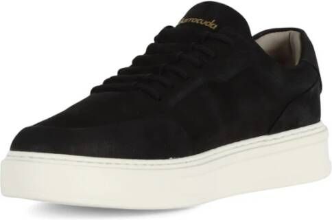 Barracuda Nabuk Logo Sneakers Black Heren