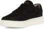 Barracuda Nabuk Logo Sneakers Black Heren - Thumbnail 2