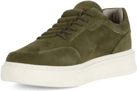 Barracuda Nabuk Logo Sneakers Green Heren