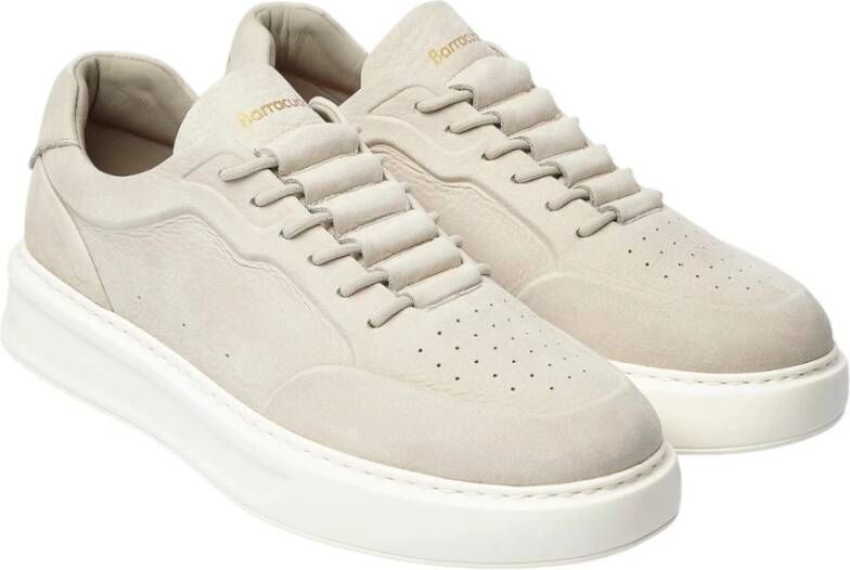 Barracuda Phoenix Nabuk Ivory Sneaker Beige Heren