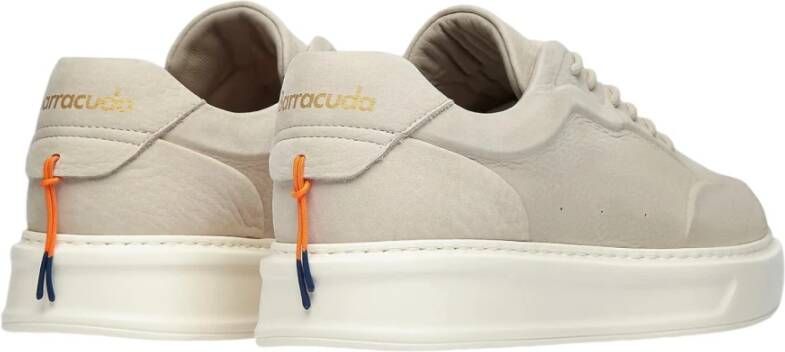 Barracuda Phoenix Nabuk Ivory Sneaker Beige Heren