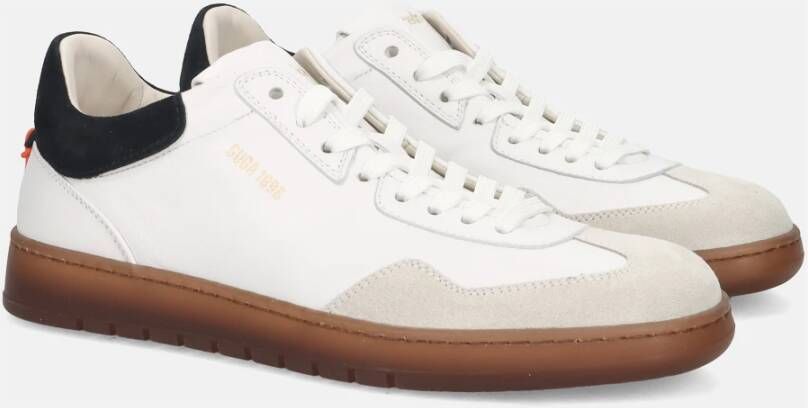 Barracuda Witte Sneakers Comfortabel en veelzijdig White Heren