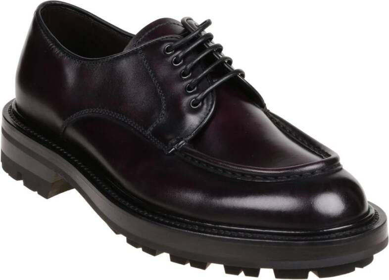 Barrett Bourgondisch Leren Klassieke Derby Schoenen Red Heren