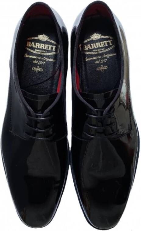 Barrett Klassieke Oxford-schoenen van zacht glanzend kalfsleer Black Heren