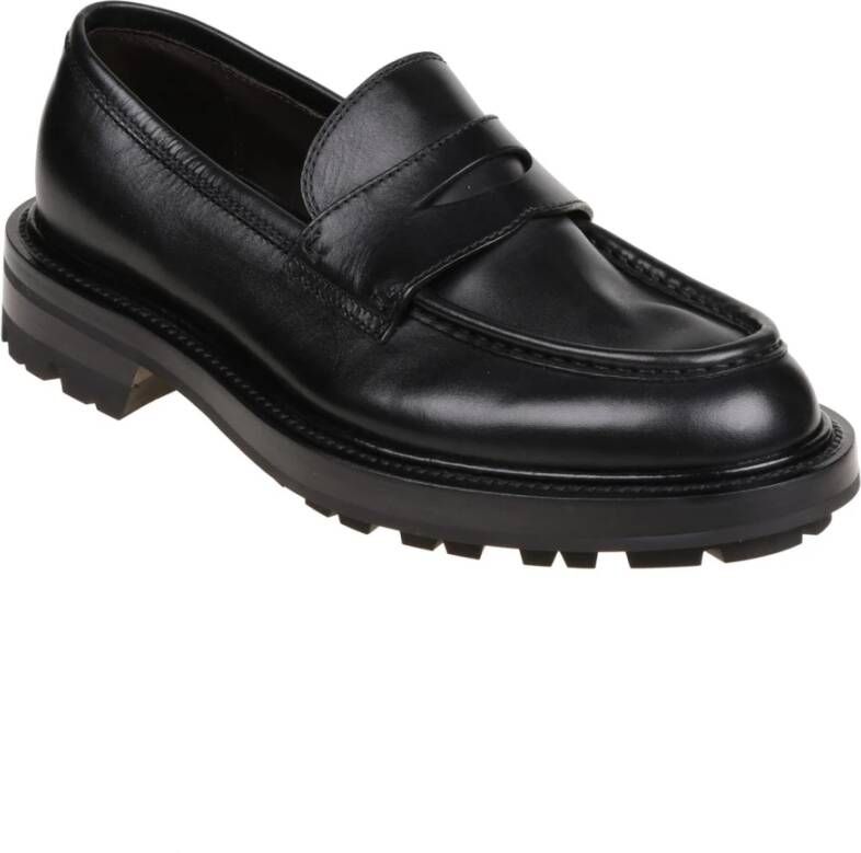 Barrett Klassieke Zwarte Leren Loafer Black Heren