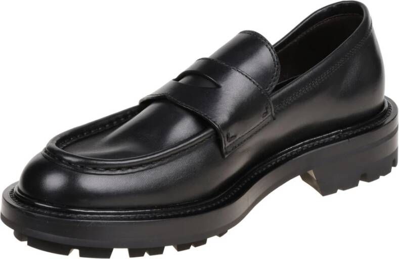 Barrett Klassieke Zwarte Leren Loafer Black Heren