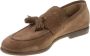 Barrett Suede Tassel Loafer Lichtbruin Brown Heren - Thumbnail 4