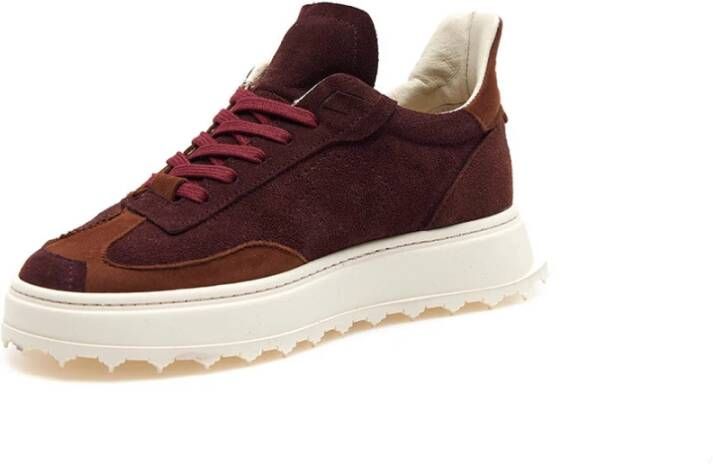 Be Positive Bordeaux Wing Sneakers Brown Dames