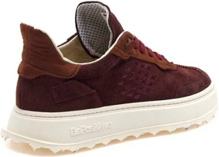 Be Positive Bordeaux Wing Sneakers Brown Dames