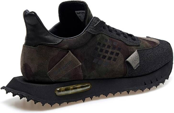 Be Positive Camouflage Sneakers Space Race Wing Black Heren