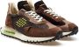 Be Positive Donkerbruine Space Race Wing Sneakers Brown Heren - Thumbnail 2