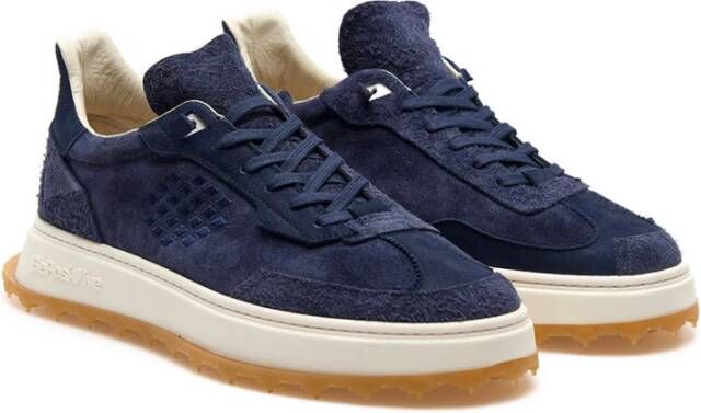 Be Positive Navy Cuprace Sport Sneakers Blue Heren