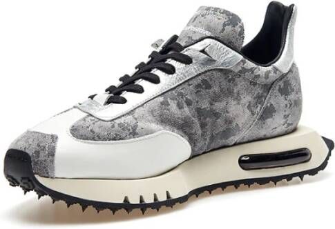 Be Positive Reflecterende Zilveren Vleugelsneakers Gray Dames