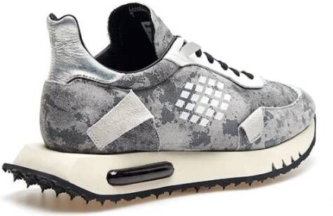 Be Positive Reflecterende Zilveren Vleugelsneakers Gray Dames