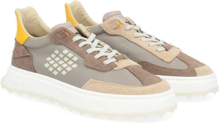 Be Positive Suede Sneaker Taupe Cuprace Multicolor Heren