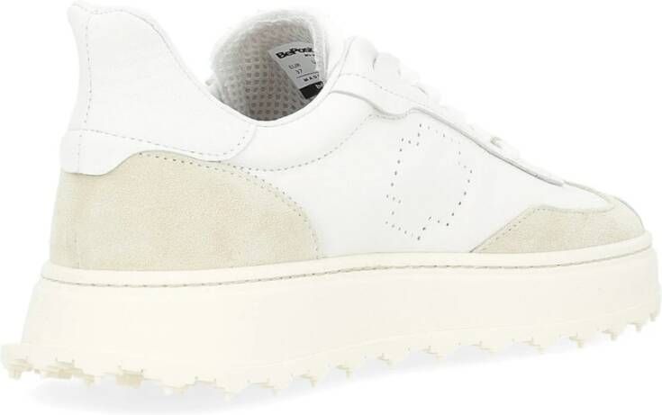 Be Positive Witte Leren Sneaker voor Vrouwen White Dames