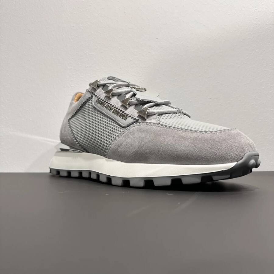 Benjamin Berner Grijze Sneakers Regular Fit Gray Heren