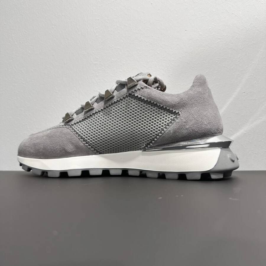 Benjamin Berner Grijze Sneakers Regular Fit Gray Heren