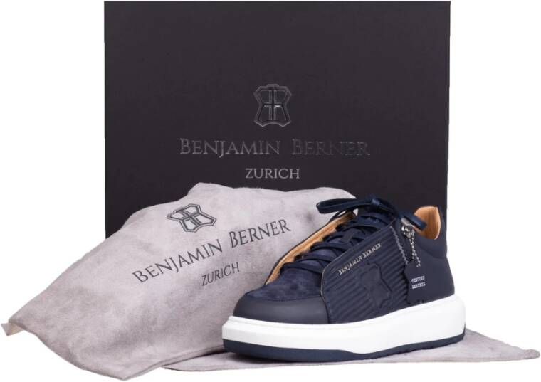 Benjamin Berner Marine Sneakers Blue Heren