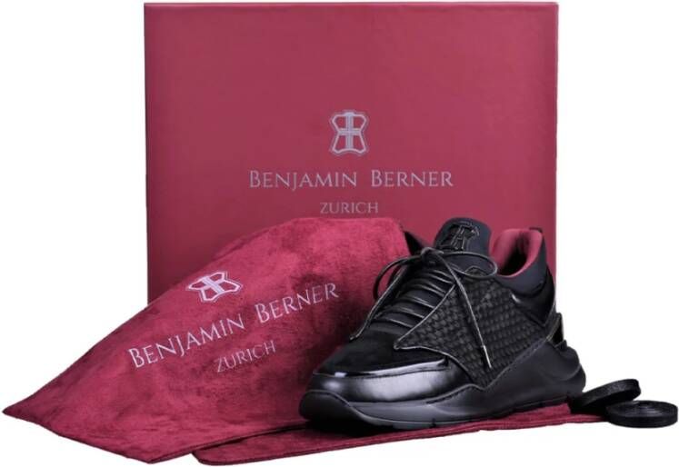 Benjamin Berner Neoprene Magnus Sneaker Black Heren