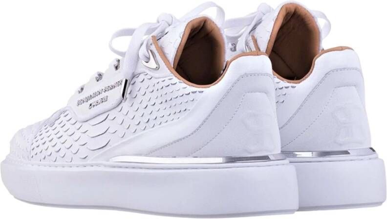 Benjamin Berner Python Cut-Matt Nappa Sneaker White Heren