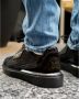 Benjamin Berner Raphael Python Cut-Matt Sneakers Black Heren - Thumbnail 5