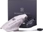 Benjamin Berner Zwarte Python Schoenen met Witte Zool Black Heren - Thumbnail 4