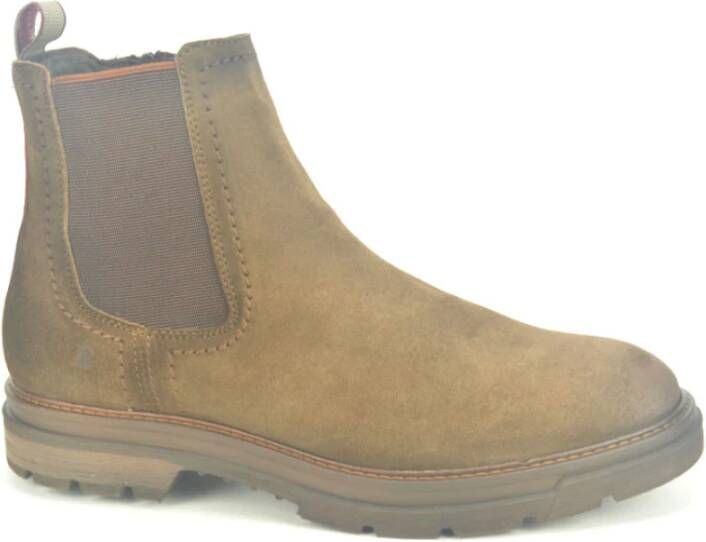 Berkelmans Bruin Suède Chelsea Boot Brown Heren