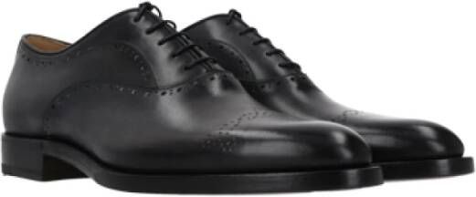 Berluti Klassieke Oxford Brogue Leren Schoenen Black Heren