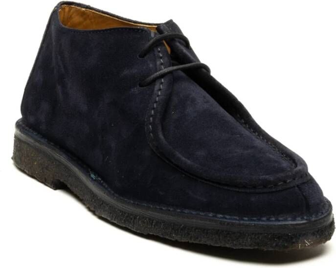 Berwick Blauwe Platte Schoenen Go Rain Blue Heren