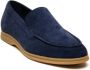 Berwick Blauwe Platte Schoenen Yankee Stijl Blue Heren - Thumbnail 2