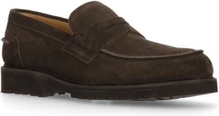 Berwick Bruine Suède Loafers Brown Heren