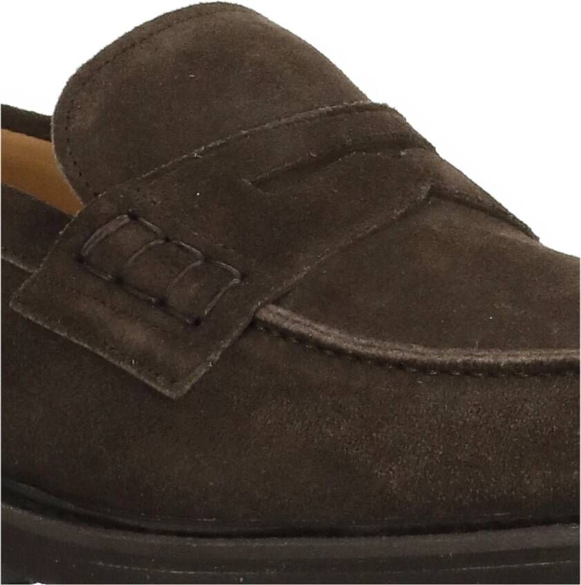 Berwick Bruine Suède Loafers Brown Heren