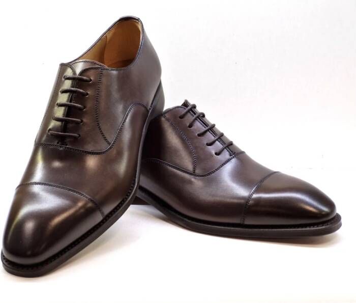 Berwick Klassieke Bruin Leren Oxford Schoenen Brown Heren