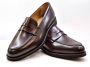 Berwick Klassieke Bruine Leren Mocassin Vibram Zool Brown Heren - Thumbnail 5