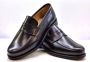 Berwick Klassieke Zwarte Mocassin met Leren Details Black Heren - Thumbnail 5