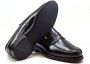 Berwick Klassieke Zwarte Mocassin met Leren Details Black Heren - Thumbnail 6