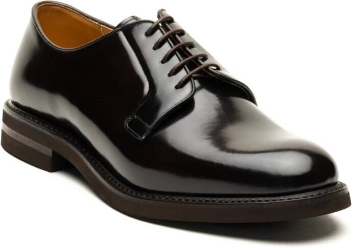 Berwick Platte schoenen Ebony Antik stijl Black Heren