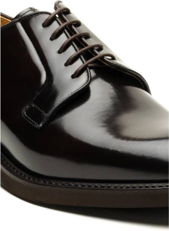 Berwick Platte schoenen Ebony Antik stijl Black Heren