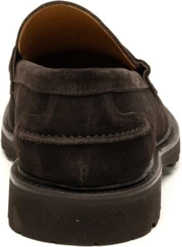 Berwick Platte schoenen in Repello kalfsleer Brown Heren