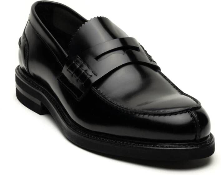 Berwick Platte Zwarte Schoenen 1707 Box Black Heren