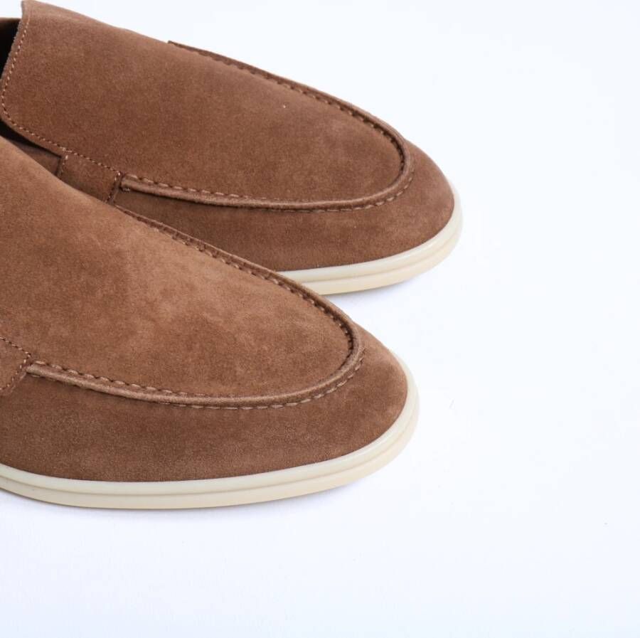 Berwick Suede Snuff Summer Walk Moccasins Brown Dames