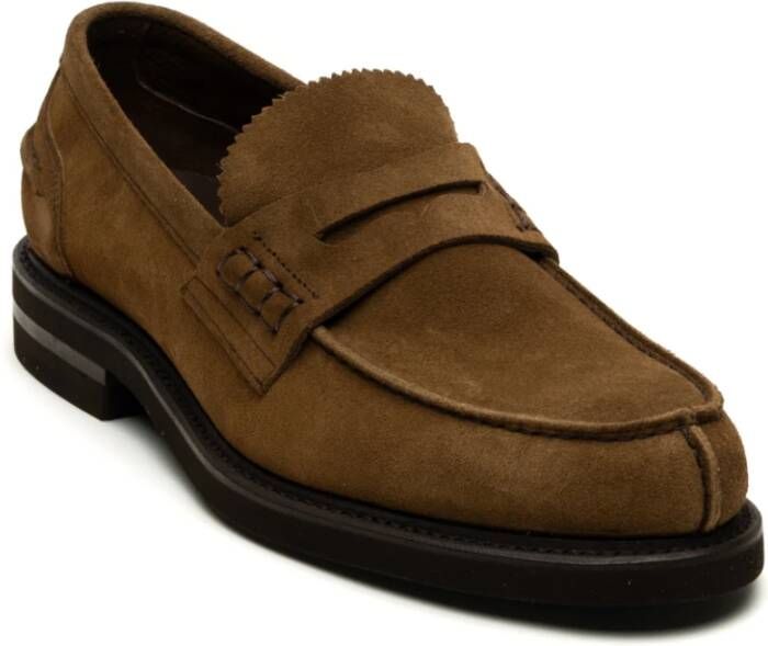 Berwick Yankee Bruine Platte Schoenen Brown Heren