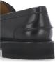 Berwick Zwarte Leren Loafers Ronde Neus Schoenen Black Heren - Thumbnail 6