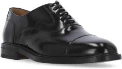 Berwick Zwarte platte schoenen met verhoogde zool Black Heren