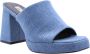 Bibi Lou Blauwe Denim Instappers Stijlvol Comfort Blue Dames - Thumbnail 2