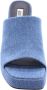 Bibi Lou Blauwe Denim Instappers Stijlvol Comfort Blue Dames - Thumbnail 4