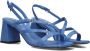 Bibi Lou Blauwe Sandaal met Vierkante Neusbandjes Blue Dames - Thumbnail 8