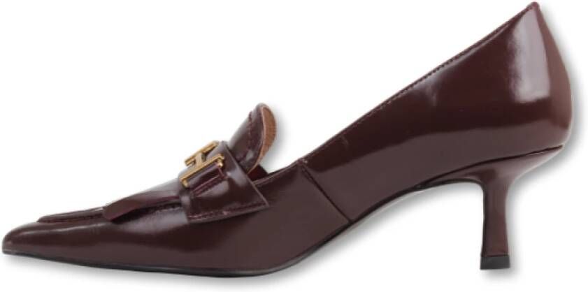 Bibi Lou Bordeaux Rode Pumps Red Dames